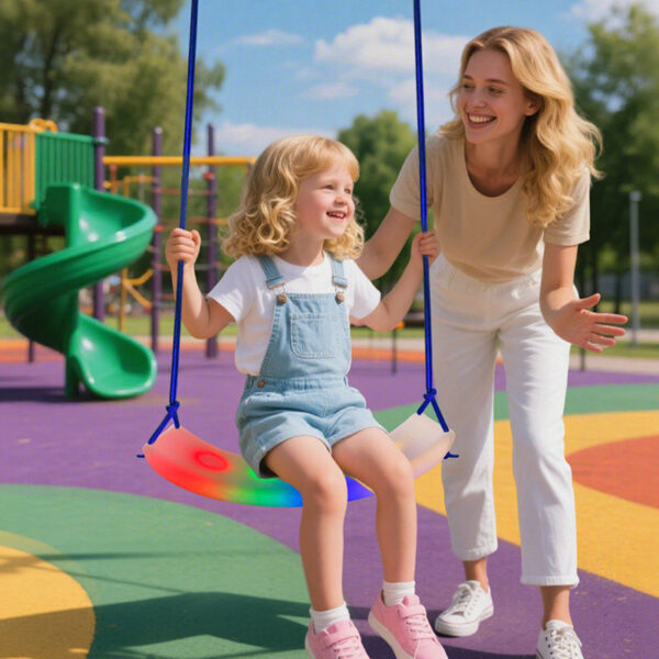 Multicolor Remote Controlled Indoor Outdoor Seesaw