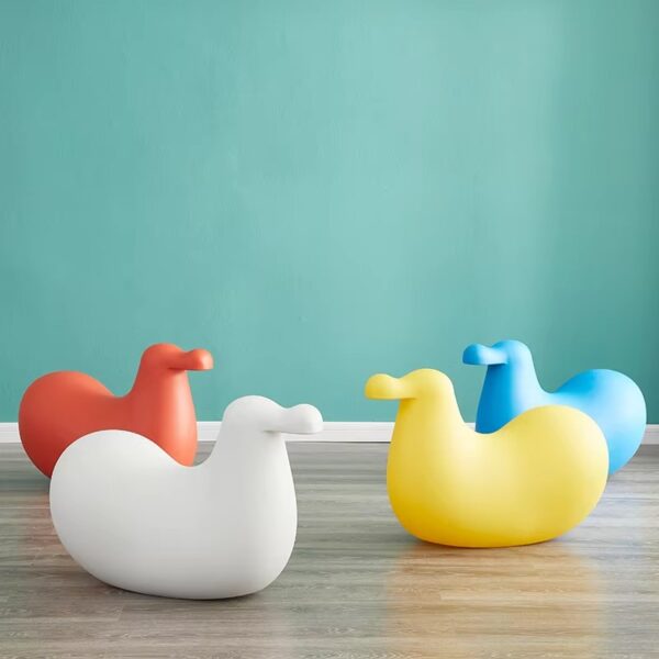 Nordic Minimalist Design Single Seater Plastic Chair