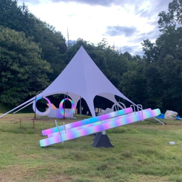 Outdoor Park Amusement LED Seesaw Illuminated Totter for Kid